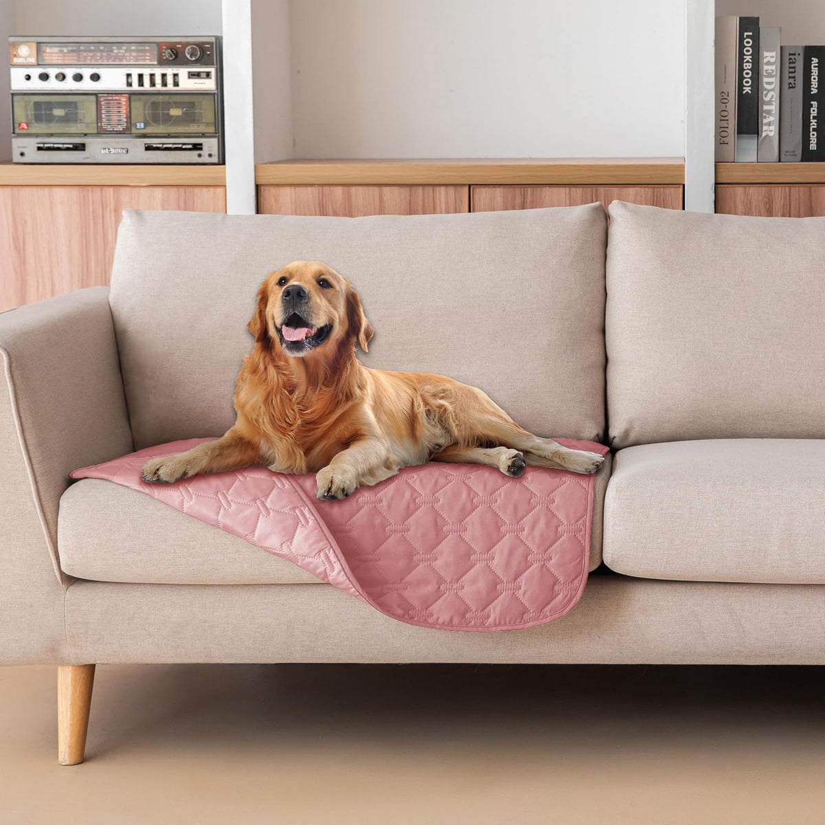 gogobunny 3X Stronger Waterproof Pet Blanket, Scratch Proof Furniture Protector for Dogs Cats