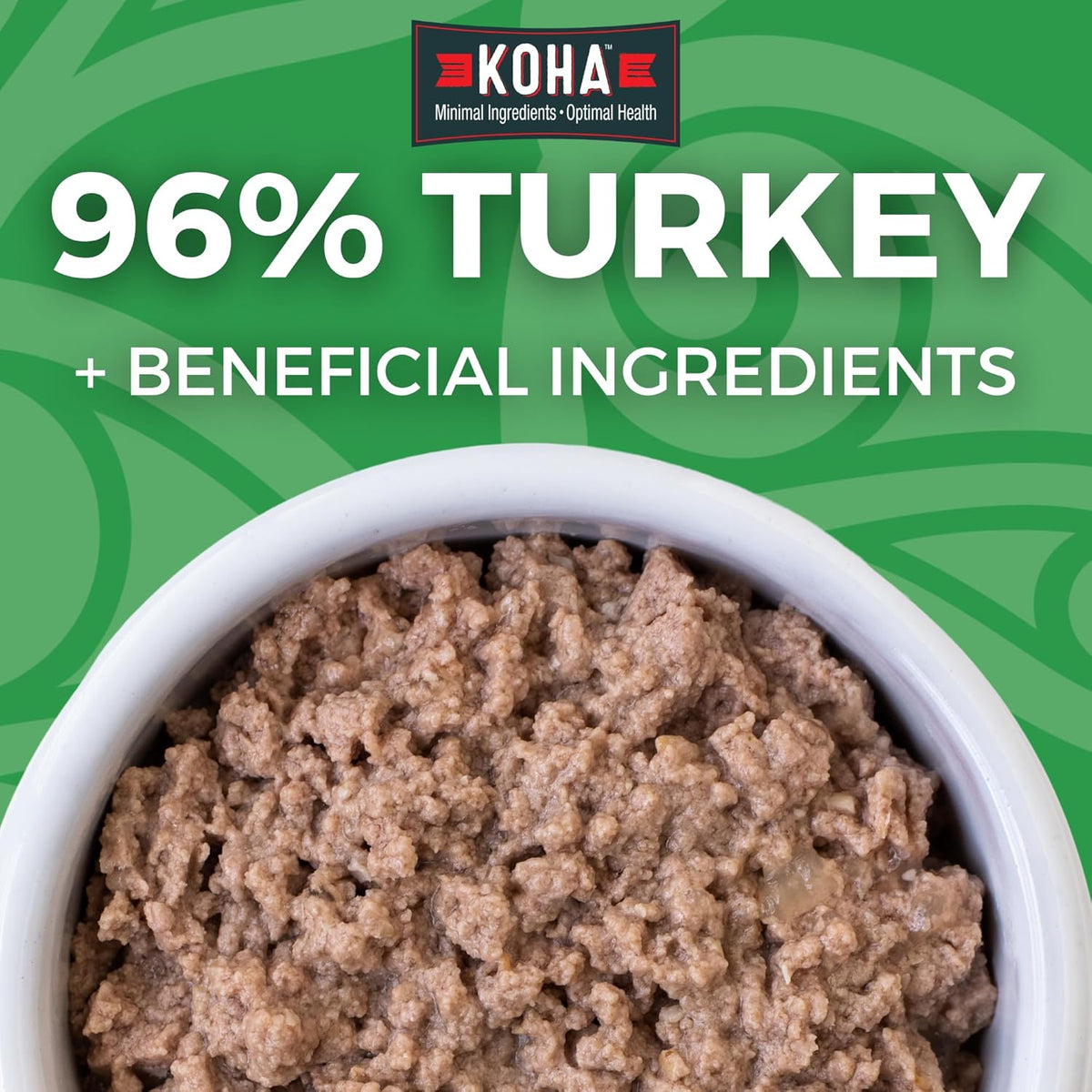 KOHA Limited Ingredient Diet Turkey Pate for Cats - Single Meat Wet Cat Food for Sensitive Stomachs