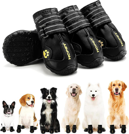 Hcpet Dog Shoes, Dog Boots for Small Dogs, Waterproof Medium Dog Booties Paw Protector for Summer