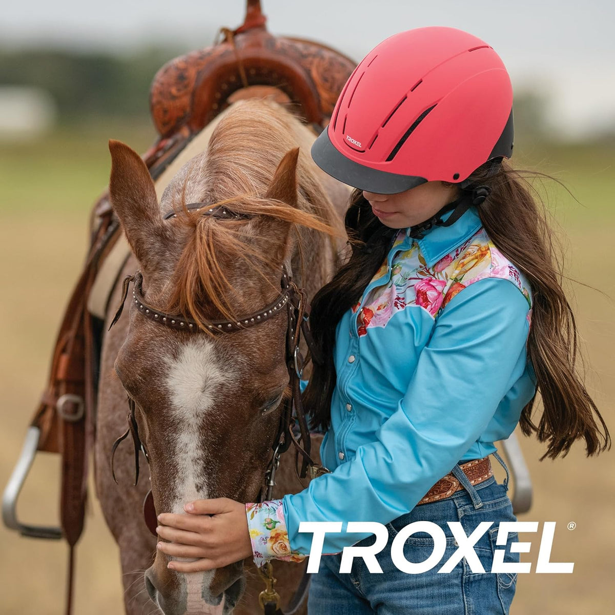 Troxel Spirit MIPS Technology Full Coverage Horse Riding Helmet, Horseback Riding Gear for
