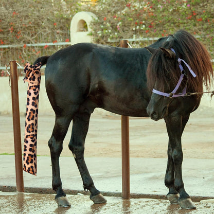 4 Pcs Horse Tail Bag Stretchy 22" Breathable with 2 Strands to Keep Clean and Protected Grooming
