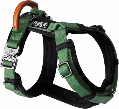 MADE TO ROAM Premium Explorer Harness - Y-Shaped Dog Harness with Adjustable Durable Nylon, Soft