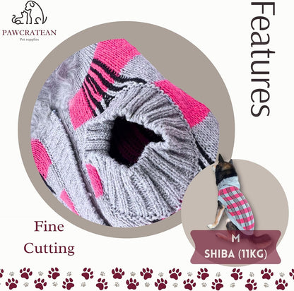 Cute Sweater for Dogs and Cats Soft Flannel Pet Outfit Warm and Cozy Animal Hoodie Small to Large