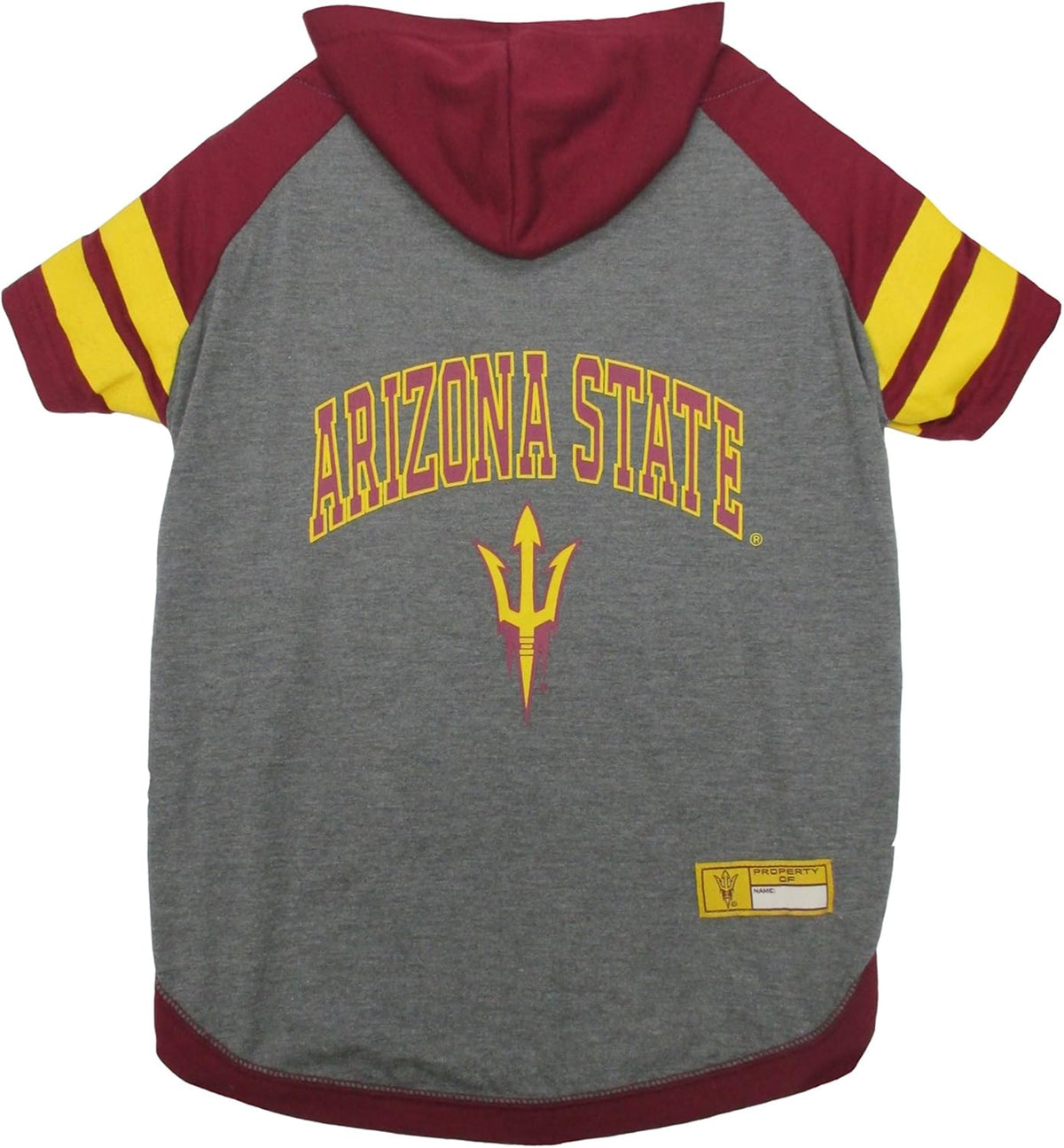 NCAA Arizona State Sun Devils Hoodie for Dogs & Cats, Large Collegiate Licensed Dog Hoody Tee