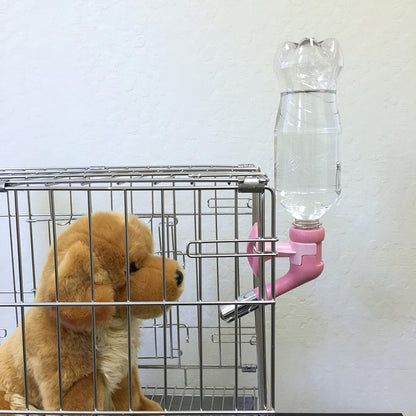 Choco Nose Patented No-Drip Water Bottle/Feeder for Large Dogs Over 50 lbs - Wire Cages, Crates or