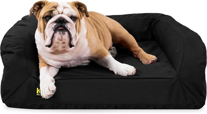 K9 Ballistics Tough Orthopedic Medium Bolster Dog Bed - Washable, Durable and Water Resistant Dog
