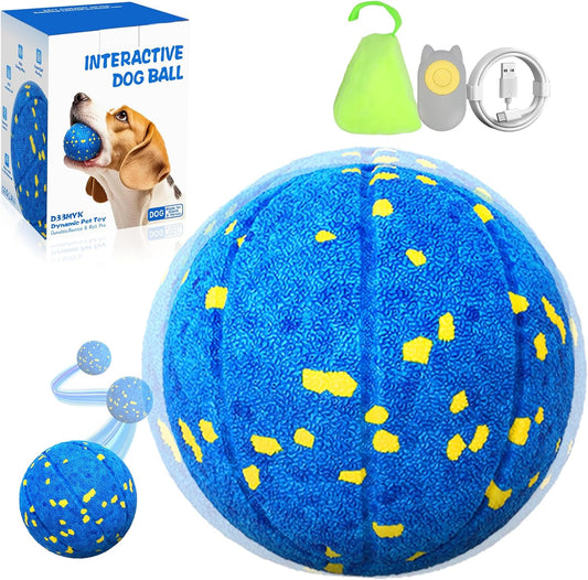 Smart Dog Ball Interactive Dog Toy with Remote Control,Automatic Moving,Bouncing and Rotating 3