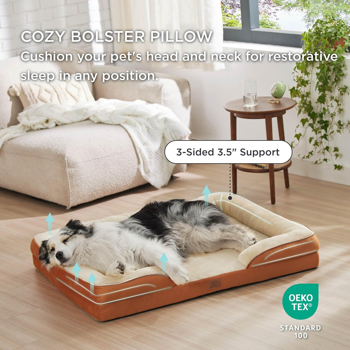Bedsure XL Orthopedic Dog Bed for Extra Large Dogs - Washable XLarge Dog Cat Bed Waterproof