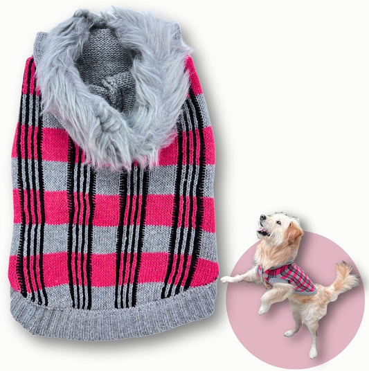 Cute Sweater for Dogs and Cats Soft Flannel Pet Outfit Warm and Cozy Animal Hoodie Small to Large