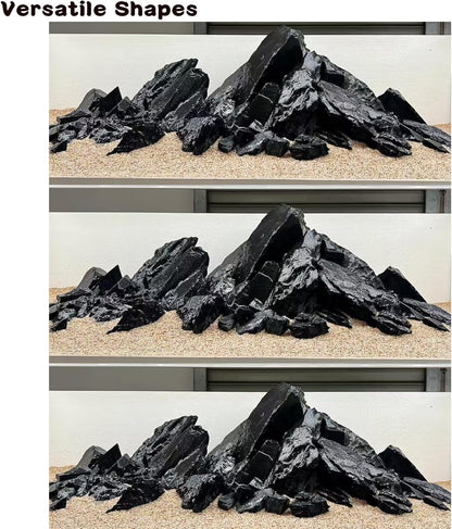 Unocho Aquarium Rock Stone Fish Tank Rocks 5LB Natural Rocks for Aquariums Landscaping Model Tank