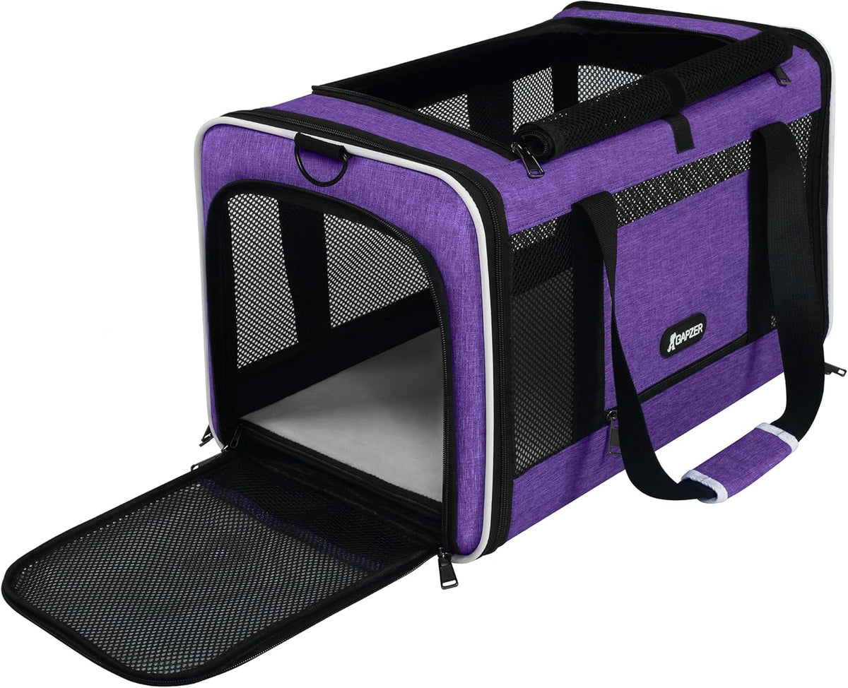 Per Carrier for Cat 18x11x11 Inch FAA Complaint, Kitten Taxi Top Load Soft Cloth Bag, Small Animal