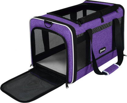 Per Carrier for Cat 18x11x11 Inch FAA Complaint, Kitten Taxi Top Load Soft Cloth Bag, Small Animal
