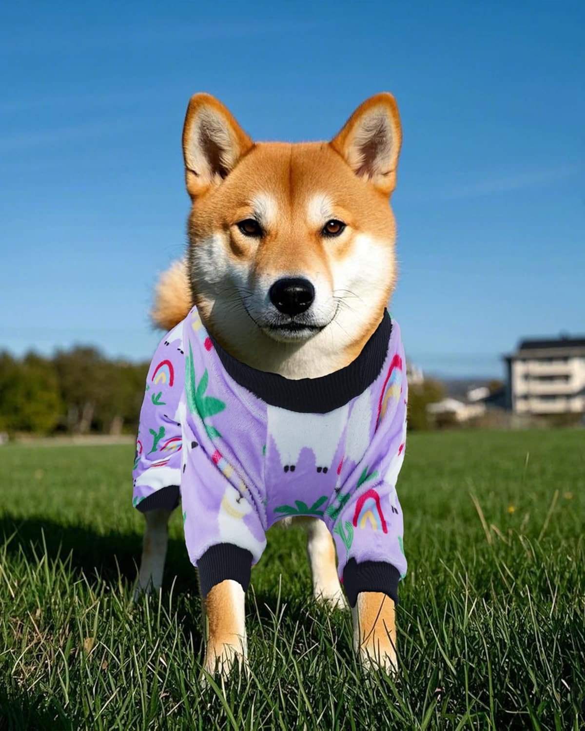 PET SHOW 4 Pack Small Dog Pajamas Spring Dog Clothes for Medium Dogs Girl Boy Soft Stretchy PJs Bee