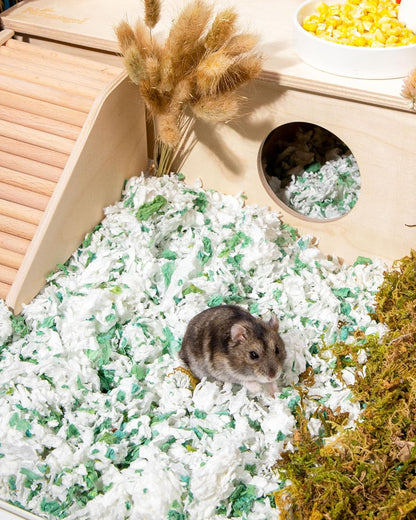 Niteangel Aspen Shaving Hamster Beddings for Syrian Dwarf Hamster Gerbil Mice Degu Rat Rabbit Bunny