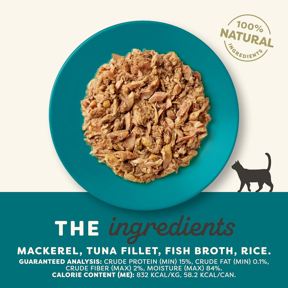 Applaws Natural Wet Cat Food, 24 Count, Limited Ingredient Canned Wet Cat Food, Ocean Fish in