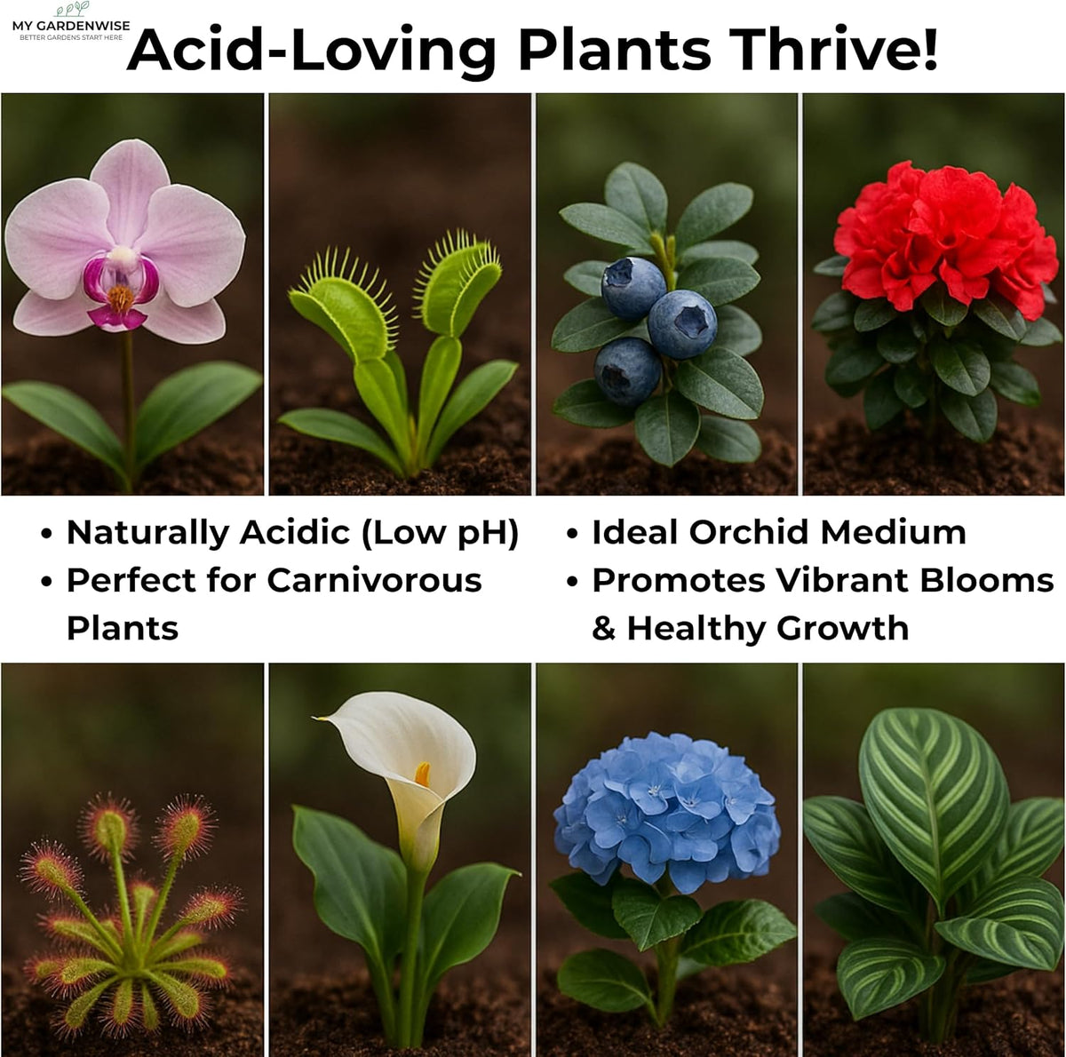 Peat Moss for Plants – Organic Sphagnum Peat Moss for Orchids, Terrariums, Seed Starting, Reptiles