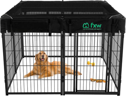 FXW Homeplus Unleashed Indoor Dog Playpen - Stress-Free and Safe Play, Heavy Duty 40 Inch 8 Wire