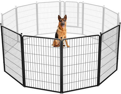 FXW Rollick Unleashed Dog Playpen for Indoor, Yard, RV Camping, 45 inch 4 Panels for Large Dogs
