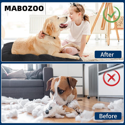 MABOZOO Chew Proof Indestructible Dog Beds for Aggressive Chewers,Durable Dog Crate Pad,Washable