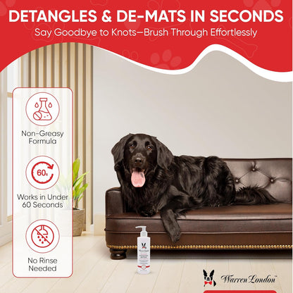 Warren London Hydrating Butter Leave in Pet Conditioner for Dogs | Lotion for Skin and Coat | Aloe
