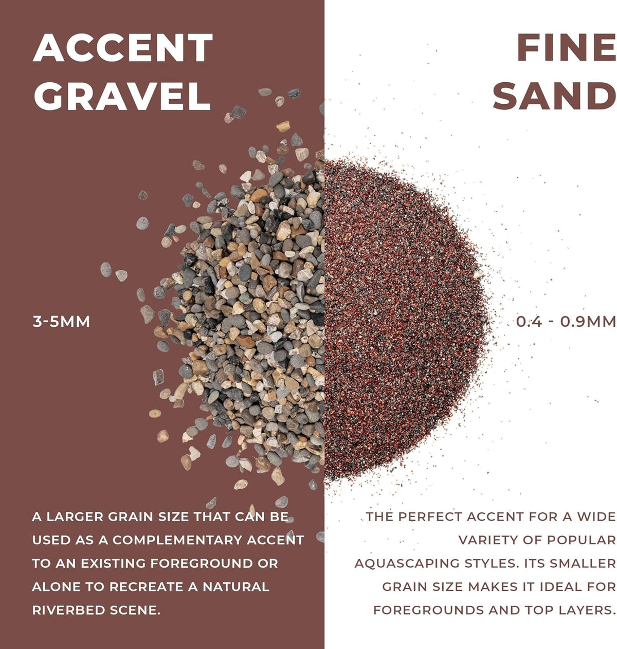 Ultum Nature Systems Controsand Pacifica Gravel (8L) - Small Pebbles for Fish Tank - Planted