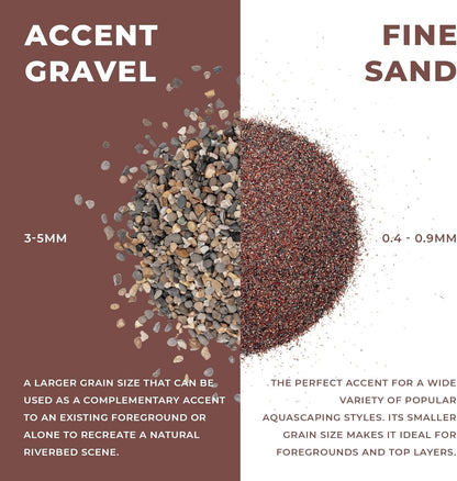 Ultum Nature Systems Controsand Pacifica Gravel (8L) - Small Pebbles for Fish Tank - Planted