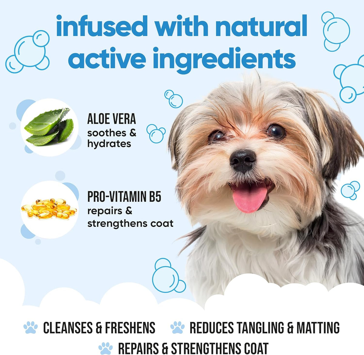 Bubblegum Dog Shampoo by Buddycare | Deep Cleansing Shampoo for Dogs | Bubblegum Scented | with