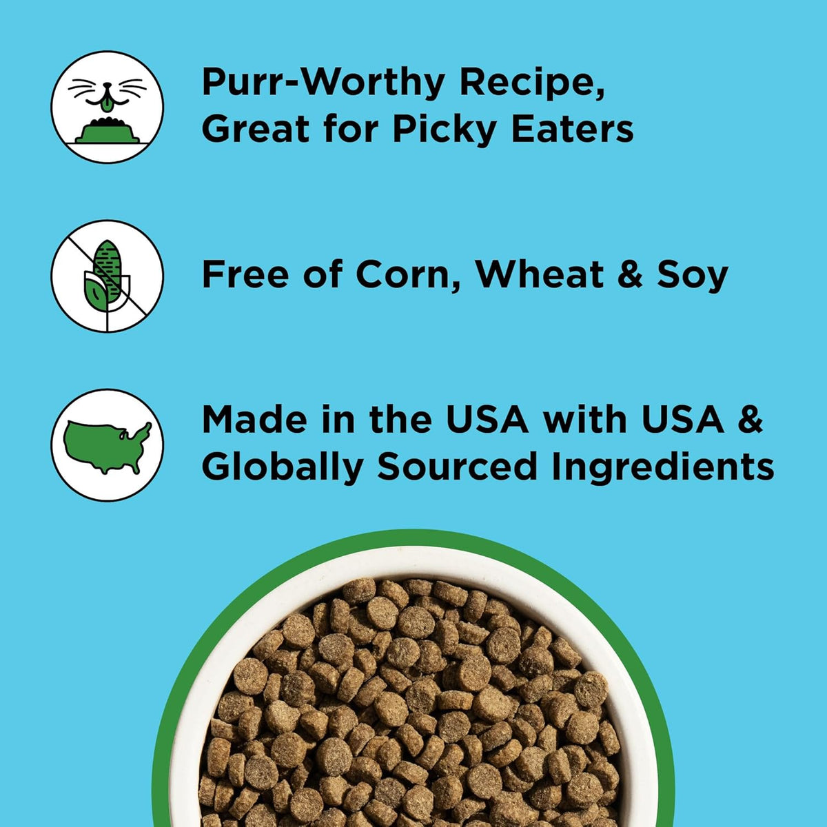 BIXBI Liberty Dry Food Digestive Cat Health Chicken Recipe, 3lb