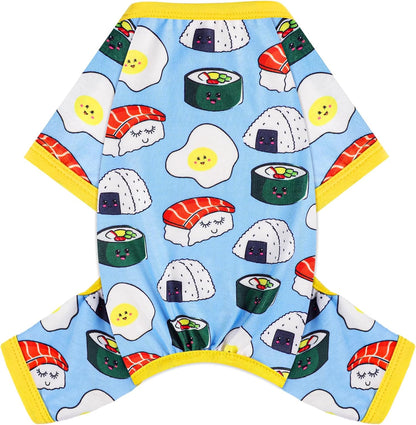 Dog Pajamas Small Sized Dogs Stretchable Summer Dog Clothes Pjs 4 Legs Girl Boy Cute Soft Puppy