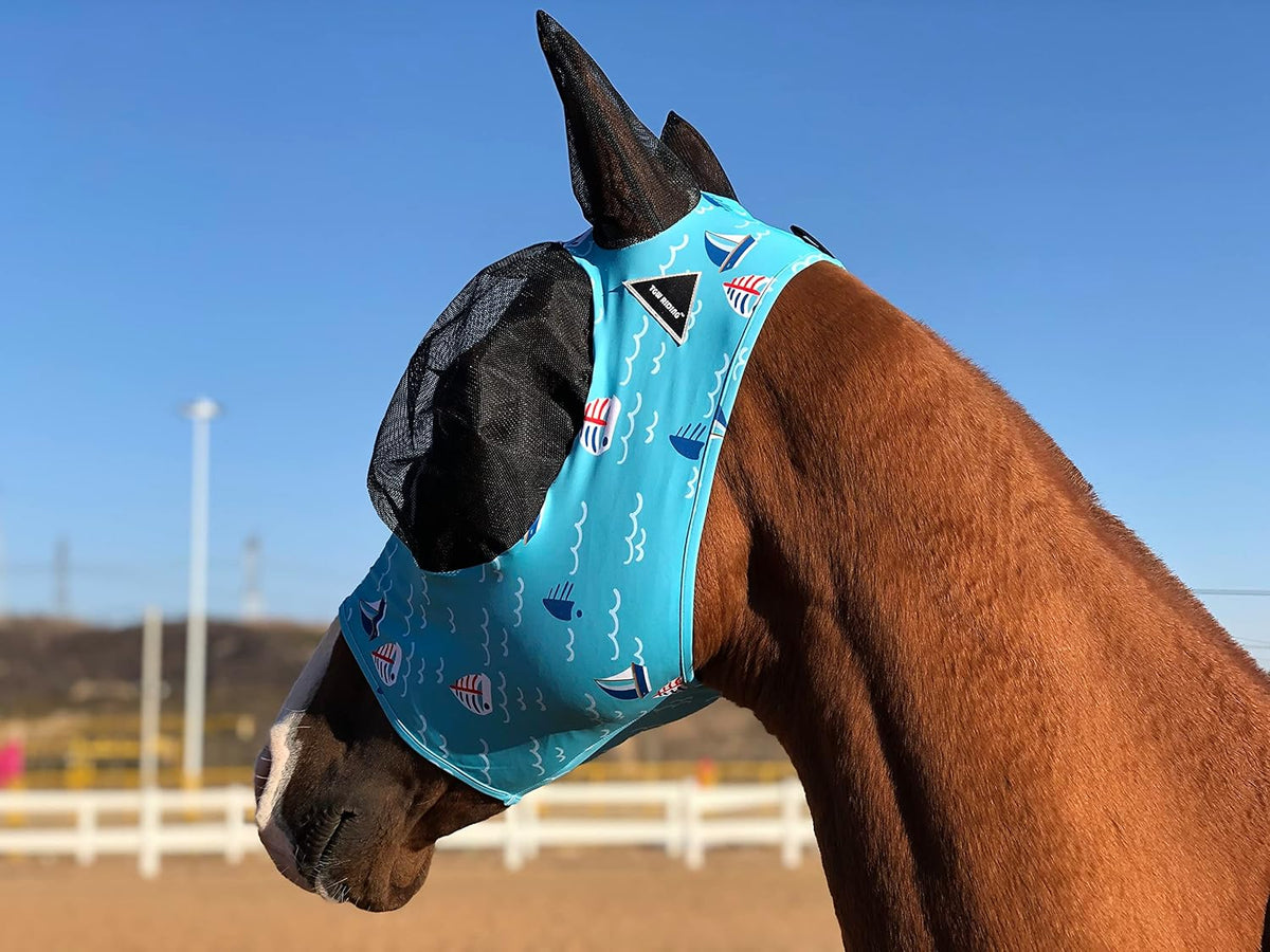 Horse Fly Mask Super Comfort Horse Fly Mask Elasticity Fly Mask with Ears We Only Make Products