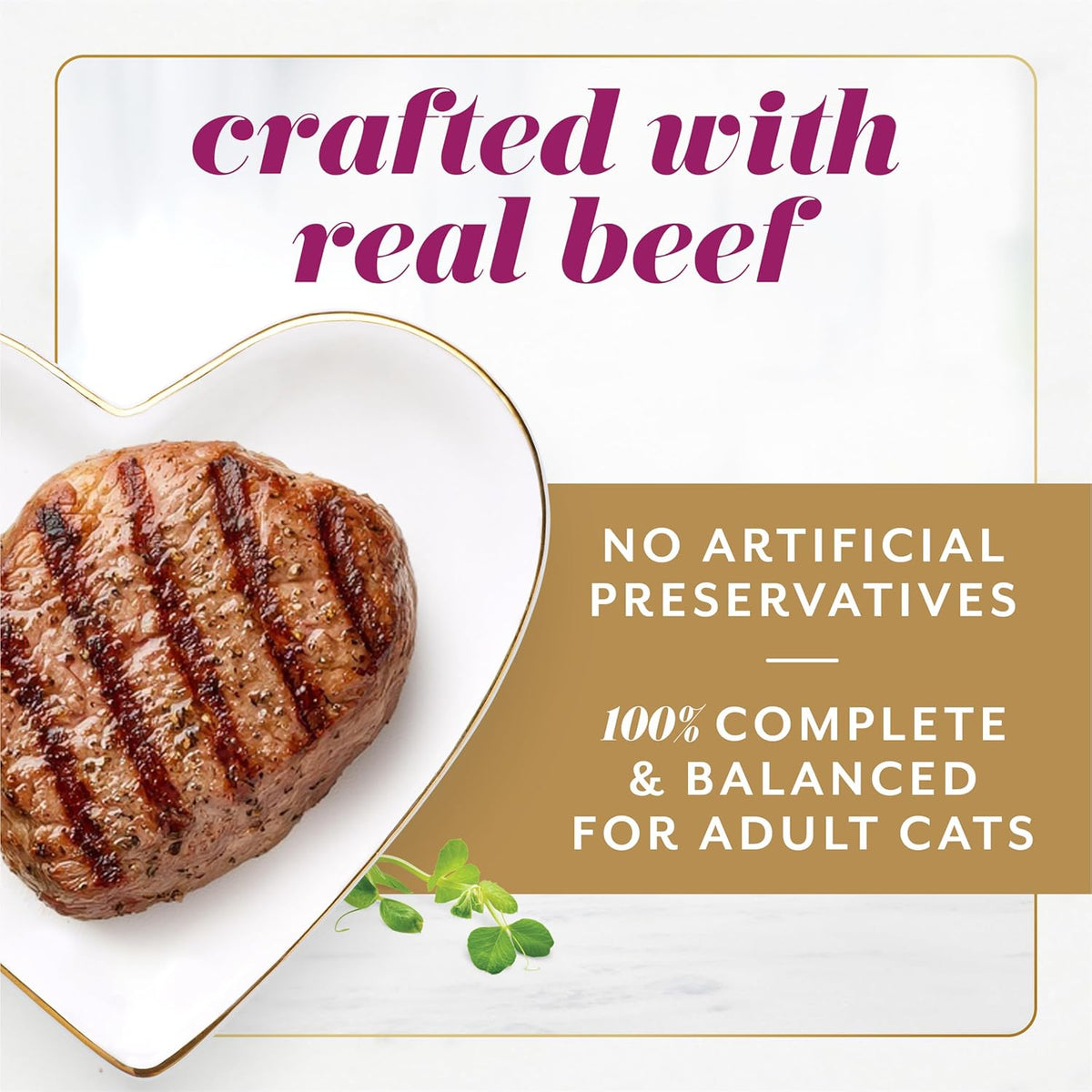 Fancy Feast Gems Pate Cat Food Mousse with Beef and a Halo of Savory Gravy Cat Food - (Pack of 8) 4
