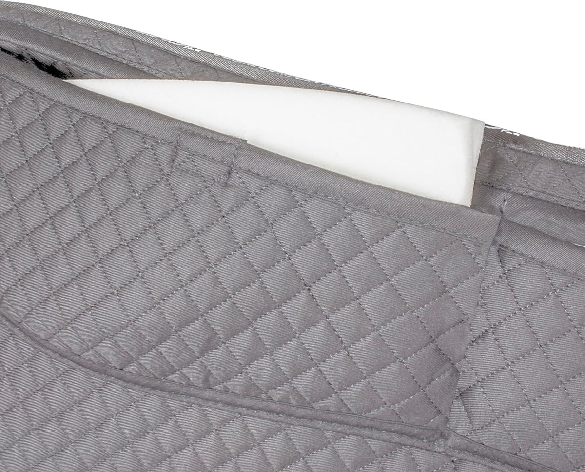 ECP Equine Comfort Products Thermoregulating Western Saddle Pad, Machine Washable Contoured Fit