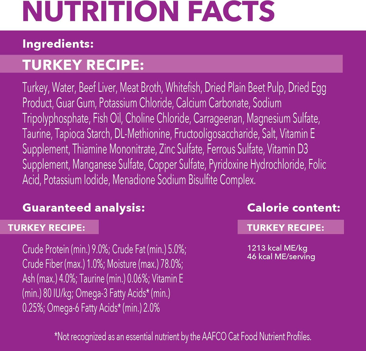 IAMS Perfect Portions Sensitive Digestion & Skin Adult Wet Cat Food Pate, Turkey Recipe, 2.6 oz.