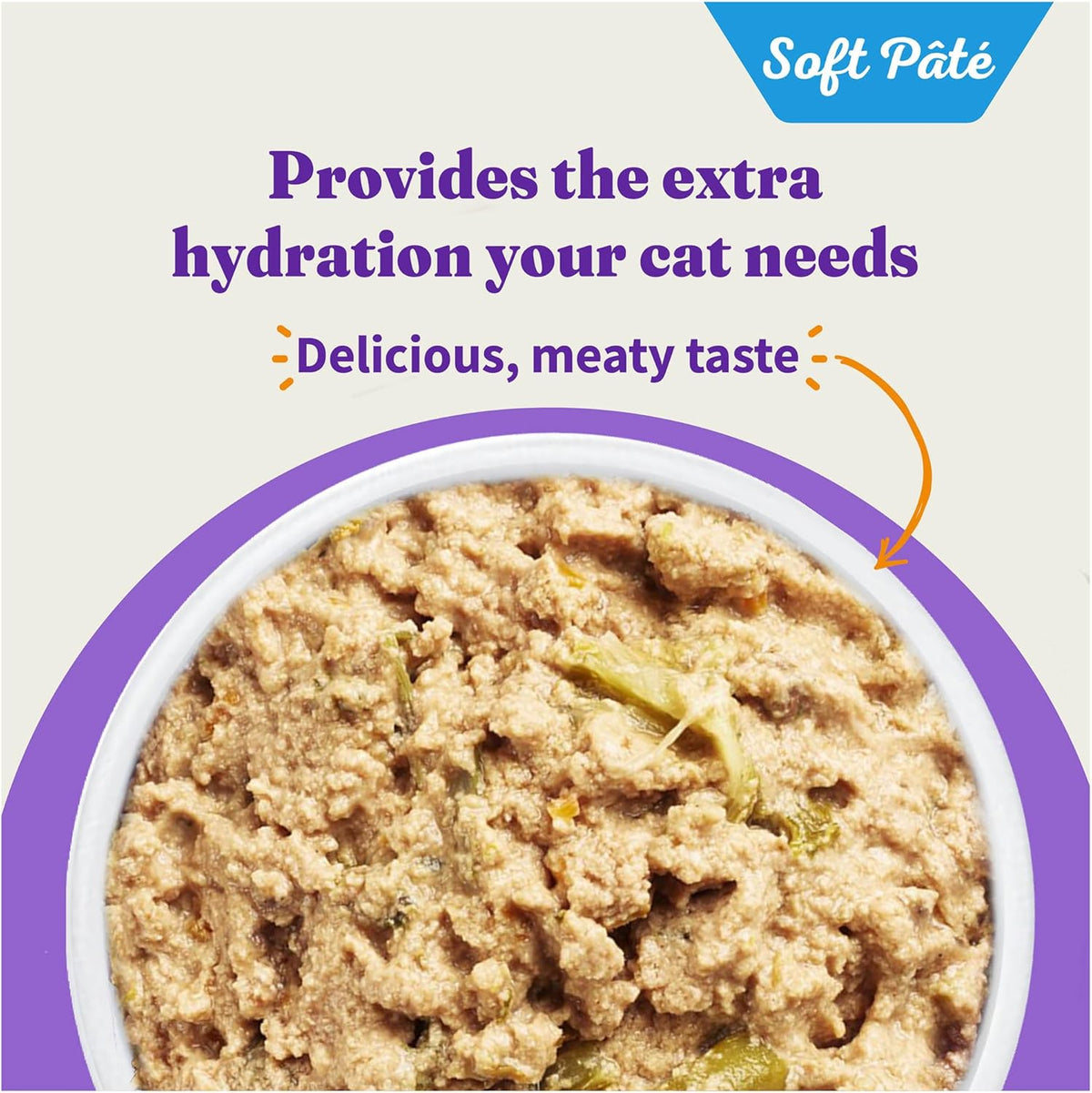 Halo Wet Cat Food Whole Turkey Stew Recipe, Grain Free Wet Cat Pate, Canned Cat Food for Extra