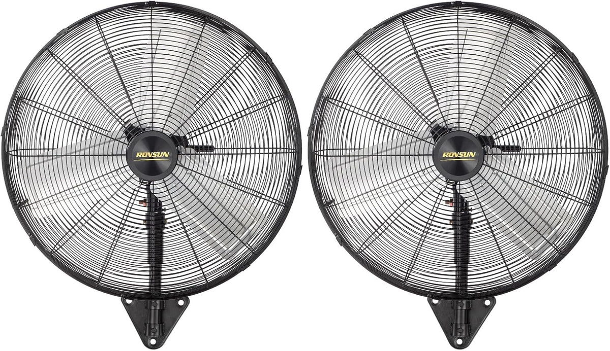ROVSUN 20" Wall Mounted Fan, High Velocity Industrial Wall Fan, Max 4710 CFM with Wide Angle