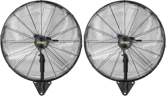 ROVSUN 20" Wall Mounted Fan, High Velocity Industrial Wall Fan, Max 4710 CFM with Wide Angle