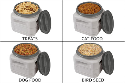 Mighty Tuff Airtight Dog Food Storage Container – 6 Gal, up to 24 lb Capacity – Cat and Dog Food