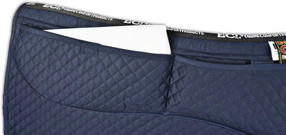 ECP Equine Comfort Products Thermoregulating Western Saddle Pad, Machine Washable Contoured Fit