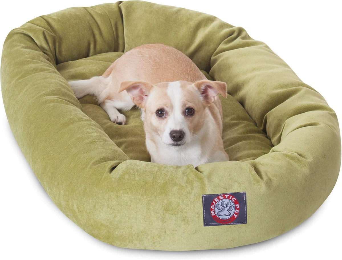 Majestic Pet Villa 32 Inch Shredded Memory Foam Dog Bed for Medium Sized Dogs 32x23x7