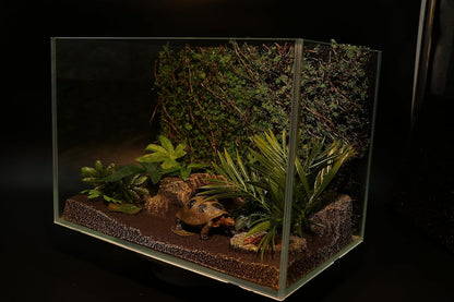 AQUA KT Terrarium Moss Background Backdrop Wall Artificial Reptile Amphibian Cage Decoration for