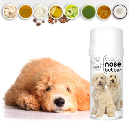 The Blissful Dog Goldendoodle Nose Butter, Versatile Dog Nose Balm for Dry Nose, Handcrafted Nose