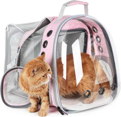Lollimeow Cat Carrier Backpack, Bubble Expandable Backpack Carrier, Pets and Small