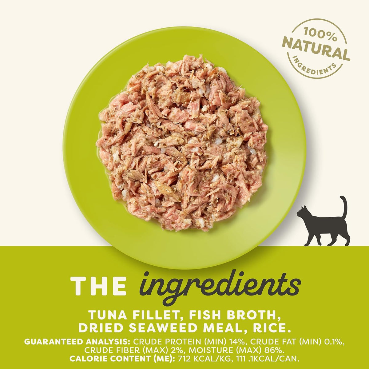 Applaws Natural Wet Cat Food, 24 Count, Limited Ingredient Canned Wet Cat Food, Tuna Fillet with