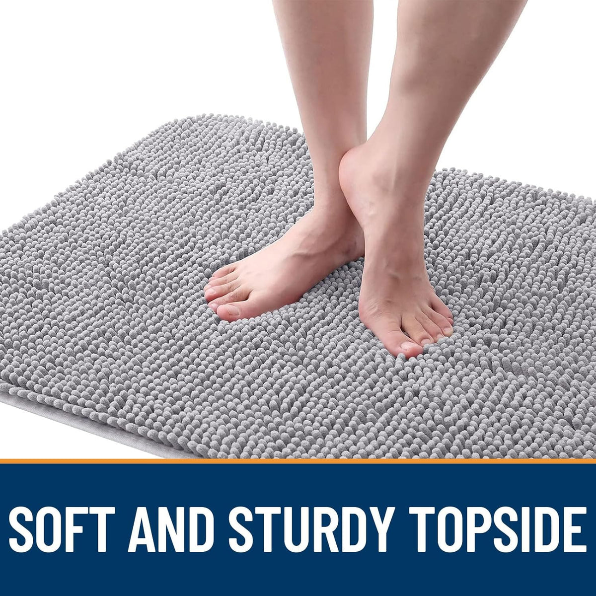 OLANLY Dog Door Mat for Muddy Paws 70x24, Absorbs Moisture and Dirt, Absorbent Non-Slip Washable