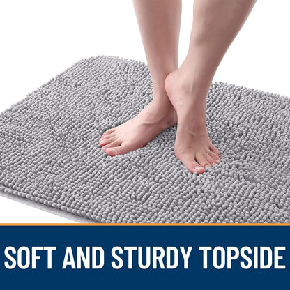 OLANLY Dog Door Mat for Muddy Paws 40x24, Absorbs Moisture and Dirt, Absorbent Non-Slip Washable