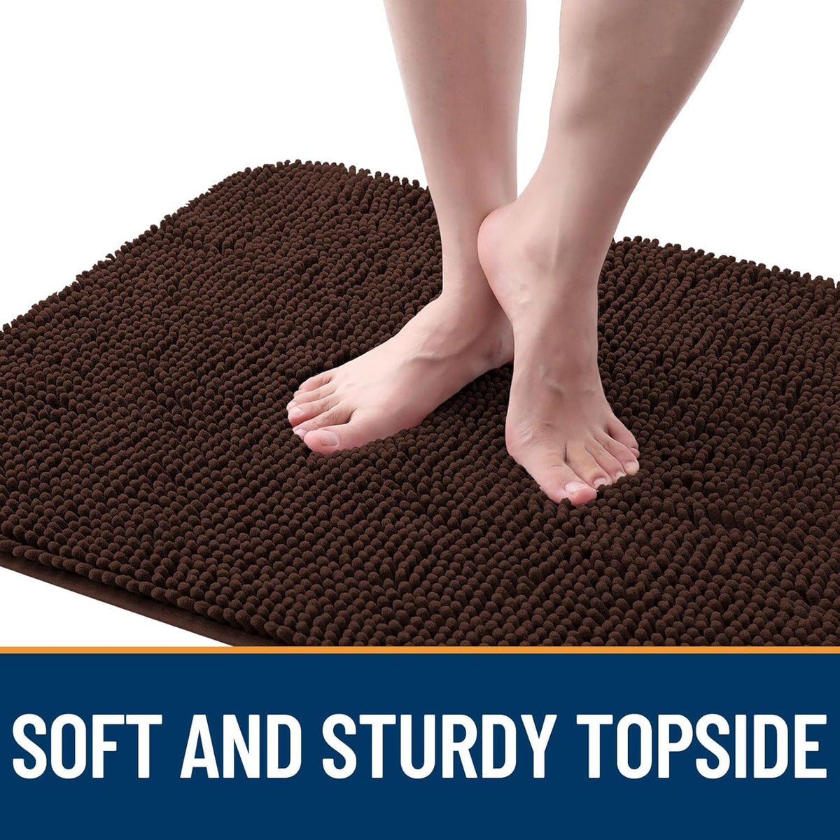 OLANLY Dog Door Mat for Muddy Paws 44x24, Absorbs Moisture and Dirt, Absorbent Non-Slip Washable