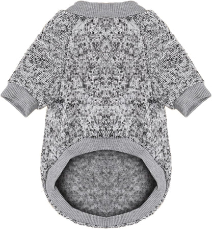 Jecikelon Dog Clothes Dogs Sweater Soft Puppies Clothing Winter Puppy Sweaters Warm Outfit for Dogs