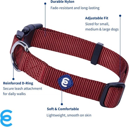Blueberry Pet X-Small Dog Collar | Girl Dog Collars | Female Dog Collar XS | Quick Release Dog