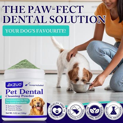 Dog Teeth Cleaning Powder - Dog Dental Powder - Plaque Off Pet Tooth Cleaning lab co - Targets