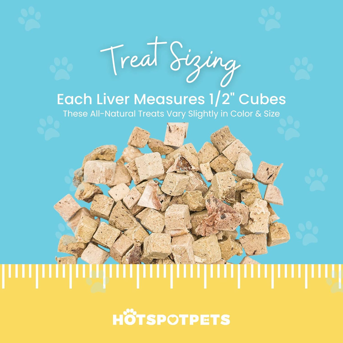 hotspot pets Lamb Liver Treats, 1LB Bag, All Natural Grain-Free Cat & Dog Training Topper Snack